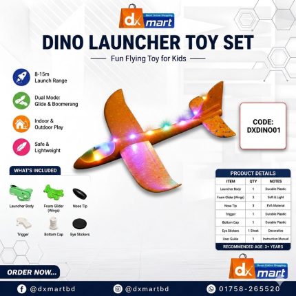 Glider plane with light (Red)